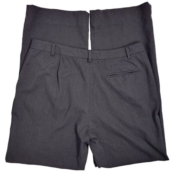 Lauren Ralph Lauren Women's 96% Wool Grey High-Rise Straight Leg Pants Sz 14 - Picture 7 of 11